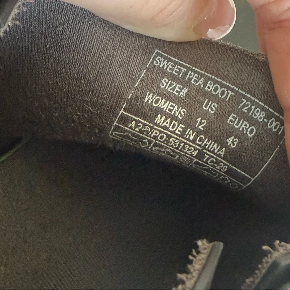 Bogs Sweetpea II Chelsea Rain Boots Black Women’s 12 Waterproof